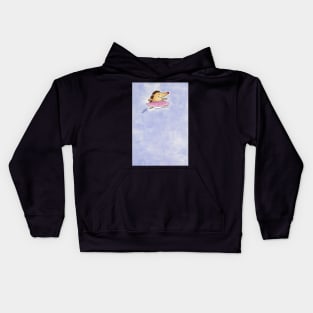 Ballet Hedgehog - Grand Jeté Kids Hoodie